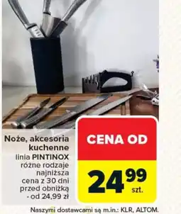 Carrefour Noże, akcesoria kuchenne linia Pintinox oferta