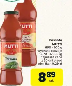 Carrefour Passata Mutti oferta