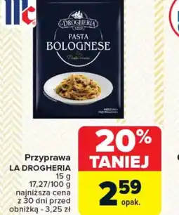 Carrefour Przyprawa La Drogheria Pasta Bolognese oferta