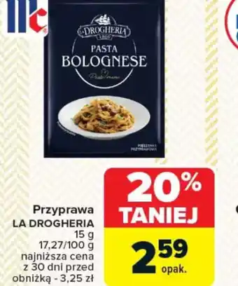 Carrefour Przyprawa La Drogheria Pasta Bolognese oferta