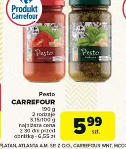 Carrefour Pesto Carrefour oferta