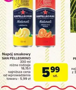 Carrefour Napój smakowy San Pellegrino oferta