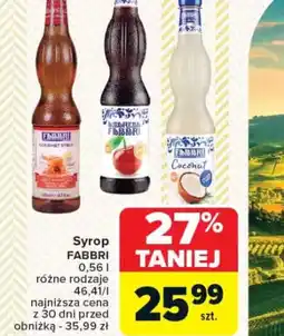 Carrefour Syrop Fabbri oferta