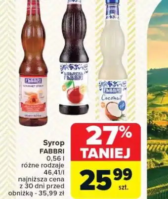 Carrefour Syrop Fabbri oferta