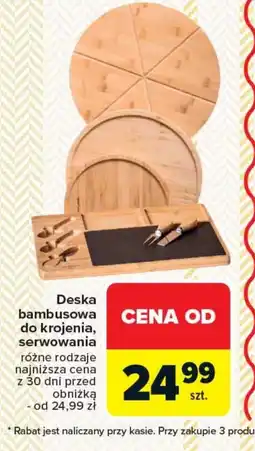 Carrefour Deska do serwowania oferta