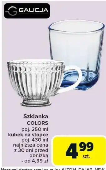 Carrefour Szklanka Galicja oferta