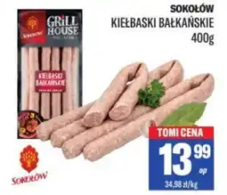 TomiMarkt Sokołów kiełbaski bałkańskie oferta