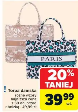 Carrefour Torba Parys oferta