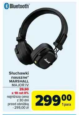 Carrefour Słuchawki bluetooth Marshall oferta