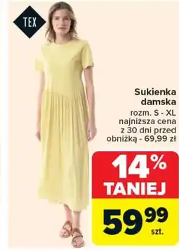 Carrefour Market Sukienka damska TEX oferta