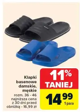 Carrefour Market Klapki basenowe oferta