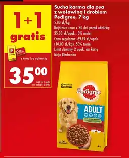 Biedronka Karma dla psa Pedigree oferta