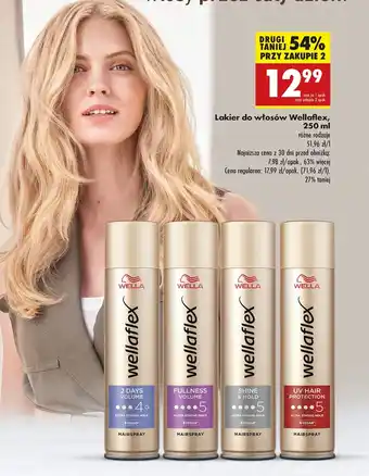 Biedronka Lakier do włosów Wella oferta