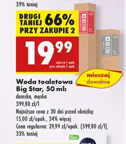 Biedronka Woda toaletowa Big Star oferta