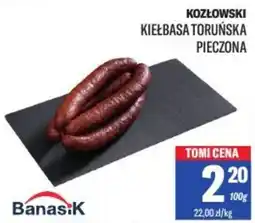 TomiMarkt Kozłowski kiełbasa toruńska pieczona oferta