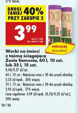 Biedronka Worki na śmieci Zosia Samosia oferta