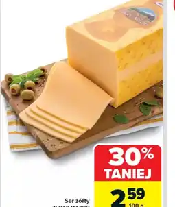 Carrefour Ser żółty Złoty Mazur oferta