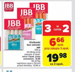 Carrefour Kiełbaski bez osłonki JBB oferta