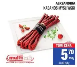 TomiMarkt Alksandria kabanos myśliwski oferta