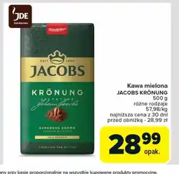 Carrefour Kawa mielona Jacobs Krönung oferta