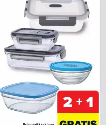 Carrefour Pojemniki szklane na żywność oferta