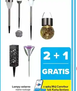 Carrefour Lampy solarne oferta