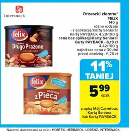 Carrefour Orzeszki ziemne Felix oferta
