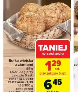Carrefour Bułka wiejska z ziarnami oferta