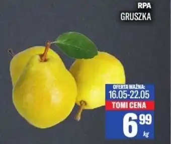 TomiMarkt Rpa gruszka oferta