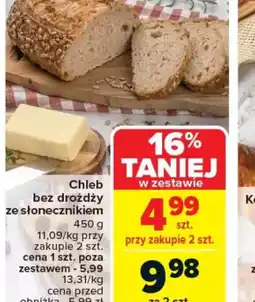 Carrefour Chleb bez drożdży ze słonecznikiem oferta