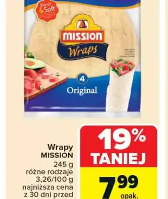 Carrefour Wrapy Mission oferta