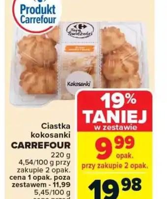 Carrefour Ciastka kokosanki Carrefour oferta
