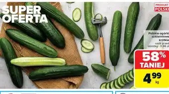 Carrefour Ogórki szklarniowe krótkie oferta