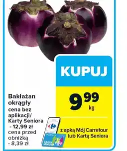 Carrefour Bakłażan okrągły oferta
