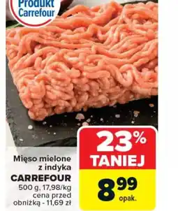 Carrefour Mięso mielone z indyka Carrefour oferta