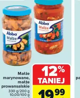 Carrefour Małże marynowane, małże prowansalskie Graal oferta