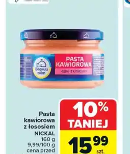 Carrefour Pasta kawiorowa z łososiem Nickal oferta
