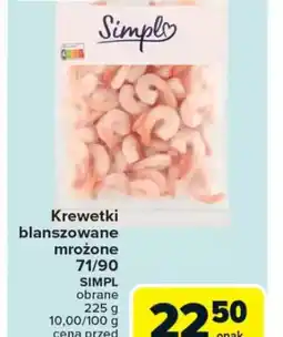 Carrefour Krewetki blanszowane oferta
