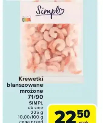 Carrefour Krewetki blanszowane oferta