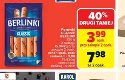 Carrefour Parówki Classic Berlinki oferta