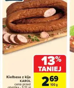 Carrefour Kiełbasa z kija Karol oferta