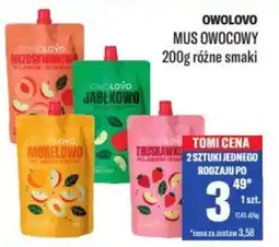TomiMarkt Owolovo mus owocowy oferta