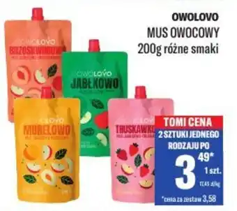 TomiMarkt Owolovo mus owocowy oferta