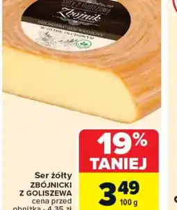 Carrefour Ser żółty Zbójnicki z Goliszewa oferta