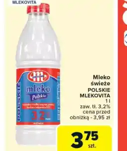 Carrefour Mleko świeże Polskie Mlekovita oferta