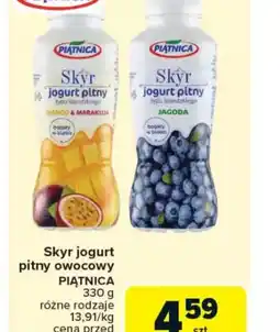Carrefour Skyr jogurt pitny owocowy Piątnica oferta