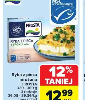 Carrefour Ryba z pieca mrożona Frosta oferta