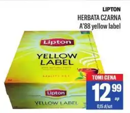 TomiMarkt Lipton herbata czarna A'88 yellow label oferta