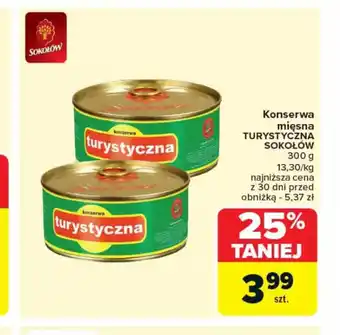 Carrefour Konserwa mięsna Turystyczna Sokołów oferta