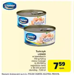 Carrefour Tuńczyk Lisner oferta